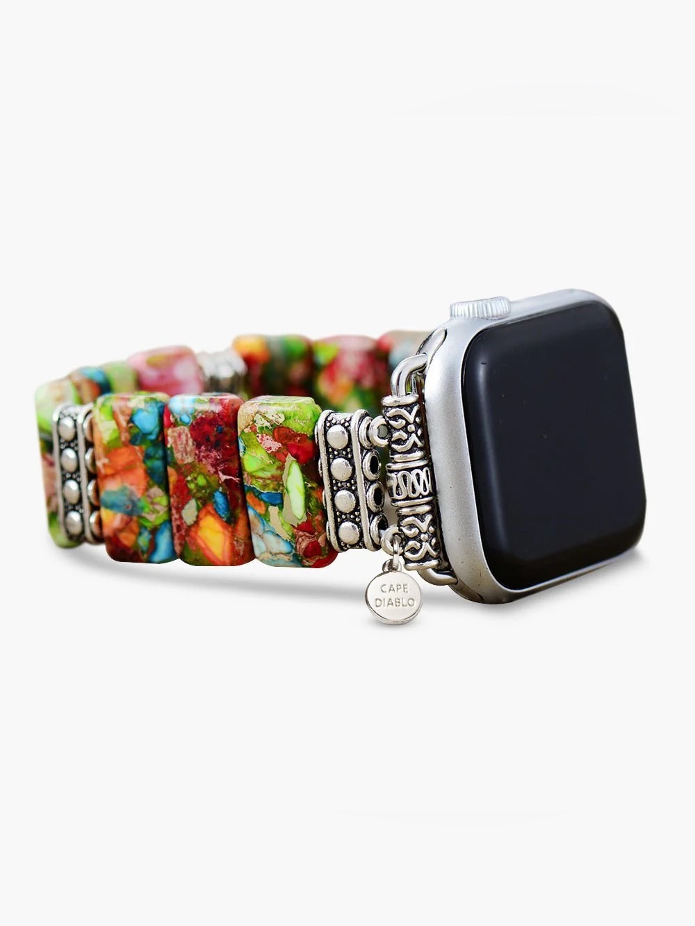 Cape Diablo Chic Flower Stretch Apple Watch Strap
